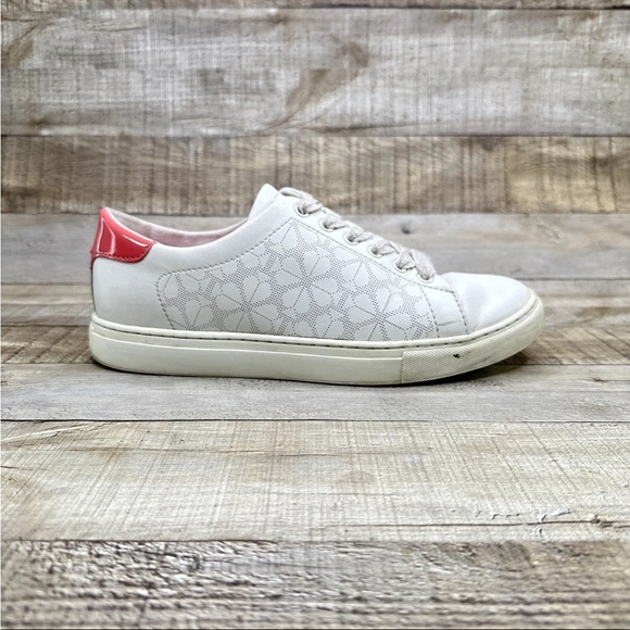 kate spade Shoes - Kate Spade New York Audrey Women's Size 8 B US White Leather Pink Shoes Sneakers